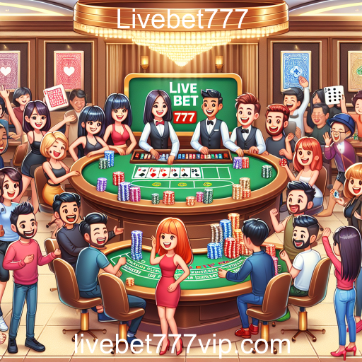 Experiência Imersiva no Cassino Ao Vivo do Livebet777